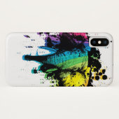 Rainbow Bull Elephant Abstract Case-Mate iPhone Case (Achterkant (horizontaal))