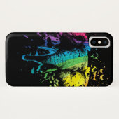 Rainbow Bull Elephant op Black Case-Mate iPhone Case (Achterkant (horizontaal))