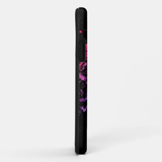 Rainbow Bull Elephant op Black Hoesje-Mate iPhone Case-Mate iPhone Case (Achterkant/rechts)