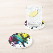 Rainbow Bull Elephant Zandsteen Onderzetter (Zijkant)