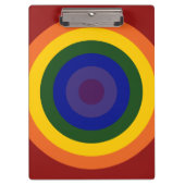 Rainbow Bullseye Klembord (Voorkant)