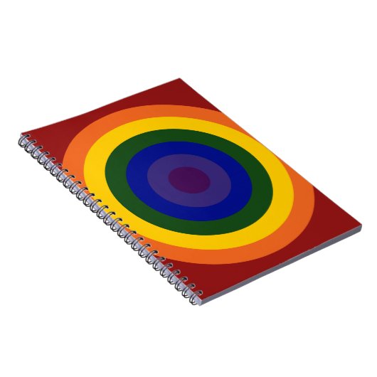 Rainbow Bullseye Notitieboek (Rechterzijde)