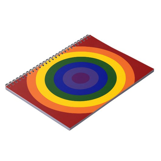 Rainbow Bullseye Notitieboek (Linkerzijde)
