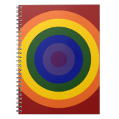 Rainbow Bullseye Notitieboek (Voorkant)
