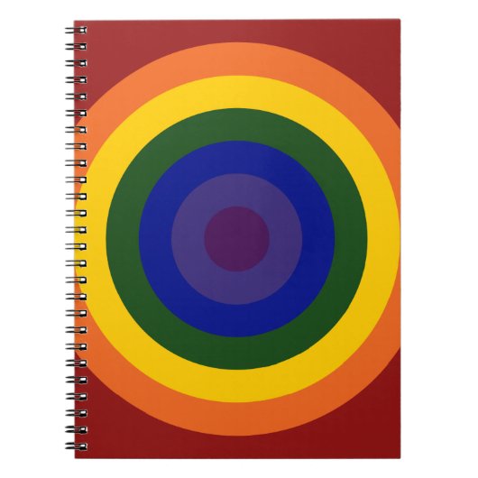 Rainbow Bullseye Notitieboek (Voorkant)