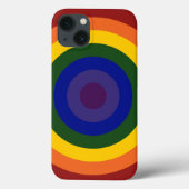 Rainbow Bullseye Pattern Case-Mate iPhone Case (Achterkant)