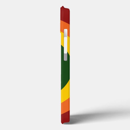 Rainbow Bullseye Pattern Case-Mate iPhone Case (Achterkant / Links)