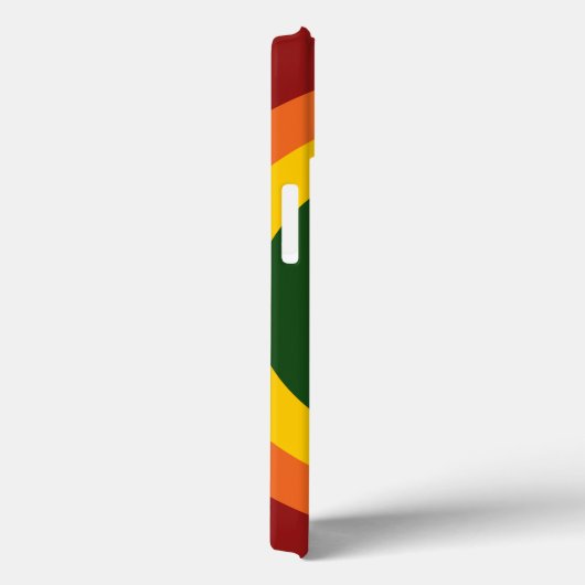 Rainbow Bullseye Pattern Case-Mate iPhone Case (Achterkant / Rechts)