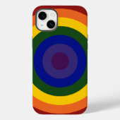 Rainbow Bullseye Pattern Case-Mate iPhone Case (Achterkant)