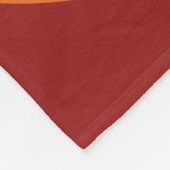 Rainbow Bullseye Pattern Fleece Deken (Hoek)