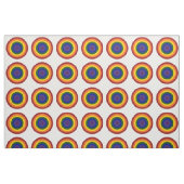 Rainbow Bullseye Pattern Geometrische stof (Fat Quarter)