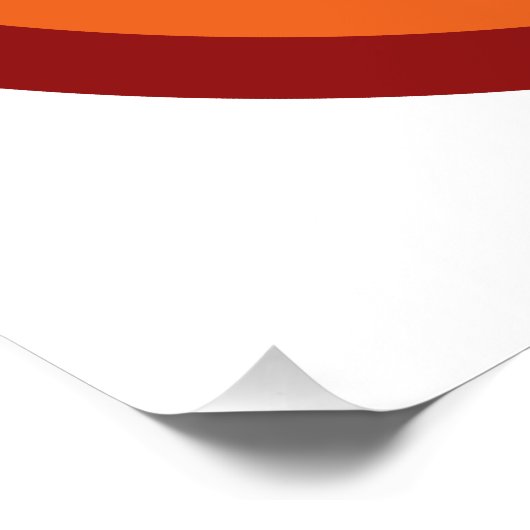 Rainbow Bullseye Perfect Poster (Hoek)