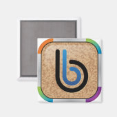 Rainbow Bullytin Board Logo Magneet (Voorkant / Achterkant)