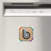 Rainbow Bullytin Board Logo Magneet (Insitu (Vaatwasser))