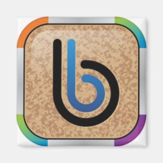 Rainbow Bullytin Board Logo Magneet