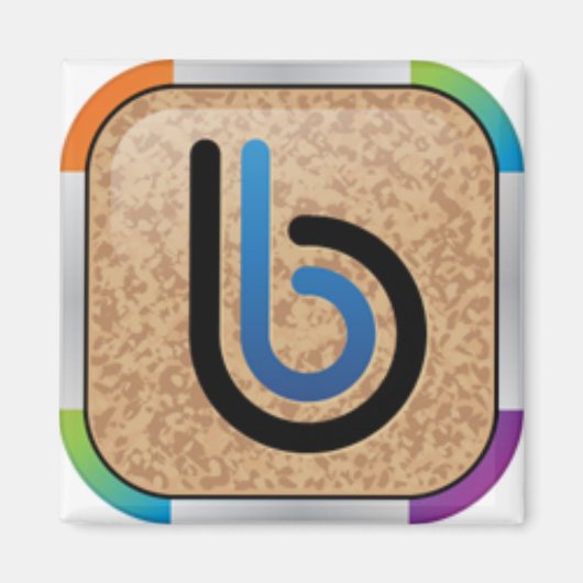 Rainbow Bullytin Board Logo Magneet (Voorkant)