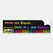 Rainbow Bumpersticker (Voorkant)