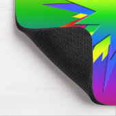 Rainbow Burst mousepad Muismat (Hoek)