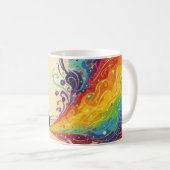 Rainbow Burst Mug Koffiemok (Voorkant rechts)