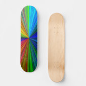 Rainbow Burst Skateboard (Voorkant)