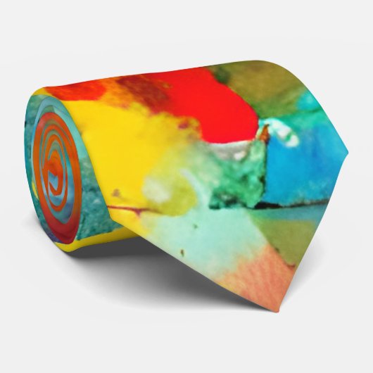 Rainbow Burst-stropdas Stropdas (Opgerold)