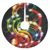 RAINBOW BURST SWIRLS CHRISTMAS TREE SKIRT KERSTBOOM ROK (Voorkant)