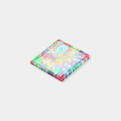 Rainbow Burst Tie Dye Post-it® Notes (Schuin)