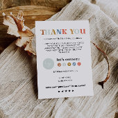 Rainbow Business Bedankkaart Afdrukbaar