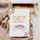 Rainbow Business Bedankkaart Afdrukbaar