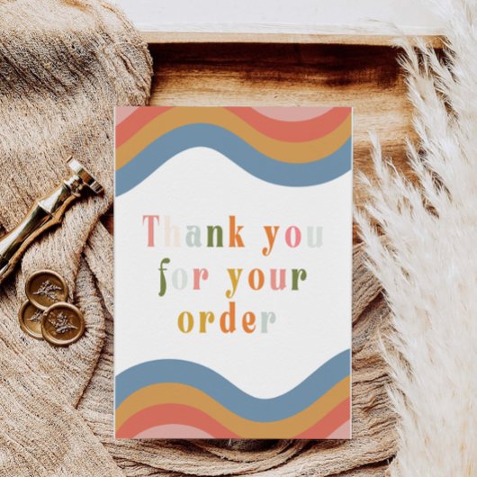 Rainbow Business Dank u kaart