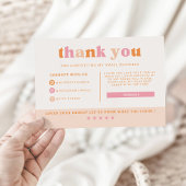 Rainbow Business Dank u kaart