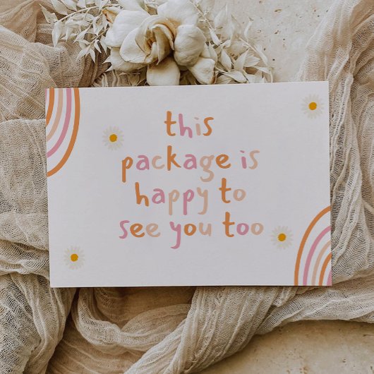 Rainbow Business Dank u kaart