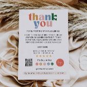 Rainbow Business Dank u kaart