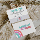 Rainbow Business Dank u kaart