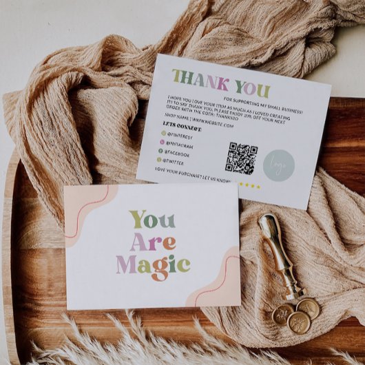 Rainbow Business Dank u kaart