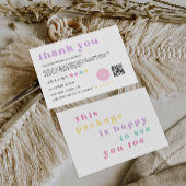 Rainbow Business Dank u kaart