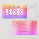 Rainbow Business Folie Loyalty Punch (Voorkant / Achterkant)