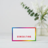 Rainbow Businesscards Visitekaartje (Staand voorkant)