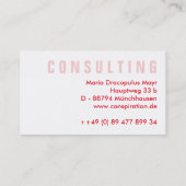 Rainbow Businesscards Visitekaartje (Achterkant)