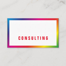 Rainbow Businesscards Visitekaartje