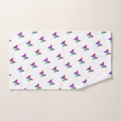 Rainbow Butterflies Bath Towel Set Bad Handdoek (Handdoek)