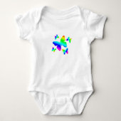 Rainbow Butterflies Design Romper (Voorkant)