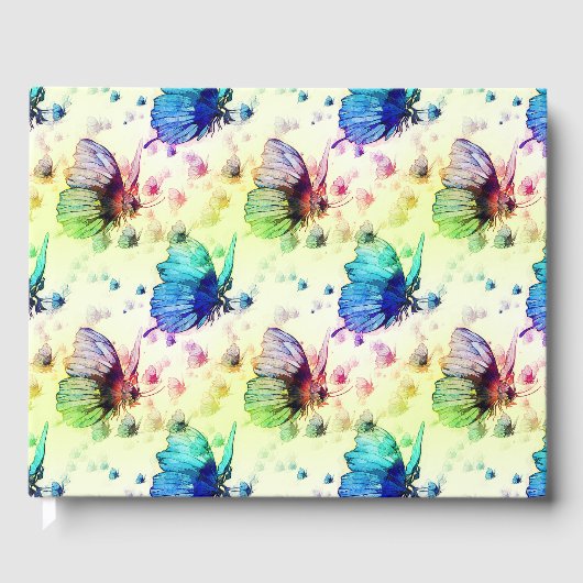 Rainbow Butterflies Gastenboek (Voorkant)