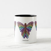 Rainbow Butterfly - 2-Tone Mok (11oz) (Center)