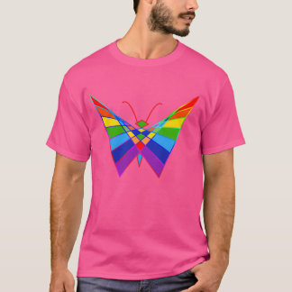 Rainbow Butterfly 4 T-shirt