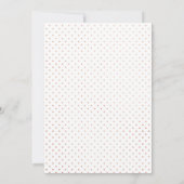 Rainbow Butterfly Baby shower Invitation Kaart (Achterkant)