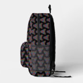 Rainbow Butterfly (black) - Backpack Bedrukte Rugzak (Rechts)