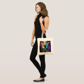 Rainbow Butterfly Canvas tas (Voorkant (model))