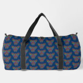 Rainbow Butterfly (dark blue) - Duffel Bag Plunjezak (Achterkant)