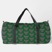 Rainbow Butterfly (dark green) - Duffel Bag Plunjezak (Achterkant)